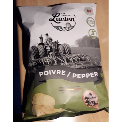 Lucien chips peper 125g